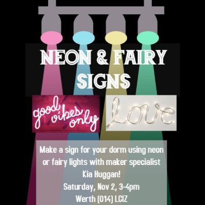 Neon & Fairy Sign Flyer