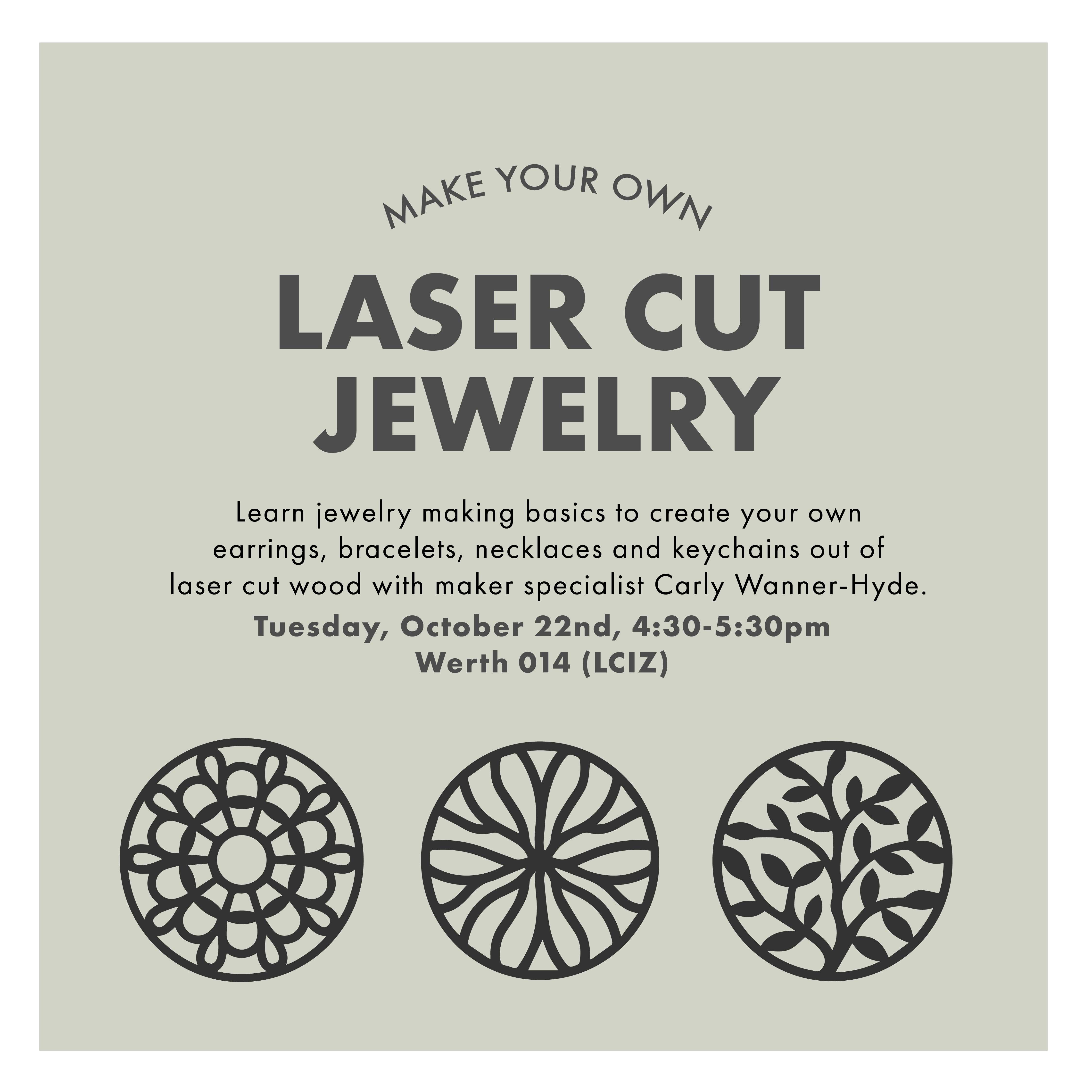 Laser Cut Jewelry Flyer
