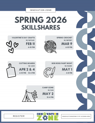 Skillshare Events for the Spring 2026 semester